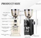 Electric Coffee Grinder for Espresso, French Press & Filter Coffee – Conical Burr, 9 Adjustable Grind Levels, Timer, 1Lb Capacity – Stylish Black Kitchen Appliance - Image 6