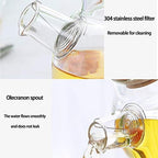 Glass Tea Pot for Loose Tea,Clear Teapots with Removable Filter Spout for Tea Coffee Lemonade and Ice Teapot,Teapot + Four Cups - Image 4