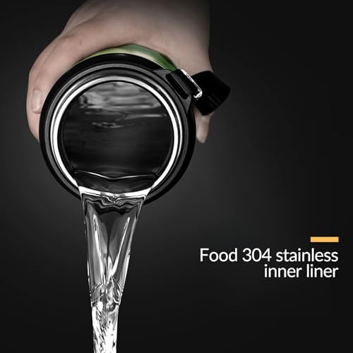 40 oz Smart Water Bottles with Digital Temperature Display Coffee Tea Infuser Bottle LED Thermal Cup Double Walled Vacuum Insulated Stainless Steel Flask Leak Proof Travel Mug Keep Warm (green) - Image 2