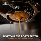 54mm Bottomless Portafilter Breville Compatible 54mm Portafilter with Unique USA Flag Engraving - Enrich Your Coffee Espresso Shot with Our Naked Lightweight Breville Bottomless Portafilter - Image 4