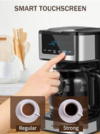 Ihomekee Coffee Maker, Programmable Drip Coffee Machine 12 Cup - Image 6