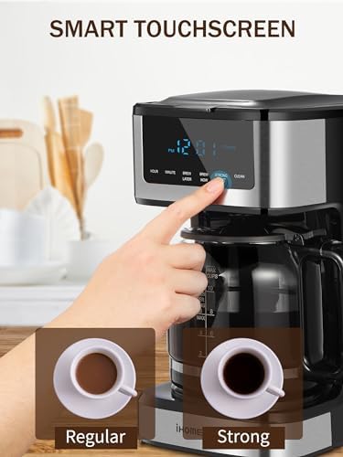 Ihomekee Coffee Maker, Programmable Drip Coffee Machine 12 Cup - Image 6