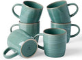 famiware Coffee Mugs Set of 6, Meteor 13 oz Ceramic Mug Cup Set with Handle by Famiware