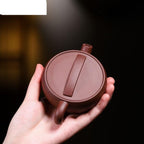 Tea Pots For Loose Tea 130ml Purple Clay Teapots Handmade Pot Raw Ore Purple Mud Tea Making Kettle Zisha Tea Set Supplies Loose Tea Teapot Tea Infuser Pot - Image 5