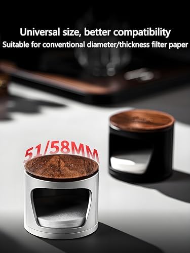Espresso Coffee Filter Holder with Lid Compatible with 51mm/53mm/54mm/58mm - Image 5