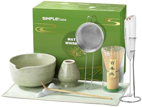 SIMPLETaste Milk Frother Handheld Battery Operated & Matcha Whisk Set - Image 2
