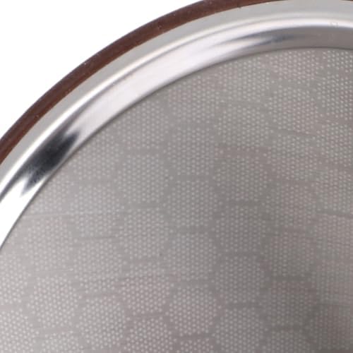 Premium Stainless Steel Pour Over Coffee Dripper - 600 Mesh Reusable Coffee Filter for Smooth Brewing - Image 6