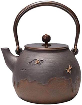Japanese Cast Iron Tetsubin Teapot Teapot Tetsubin Tea Kettle Japan Teapot Southern Cast Iron Kettle 1400ml Large Japanese Tea Pots Health Boiler Scale Pot Tea Accessorie - Image 4