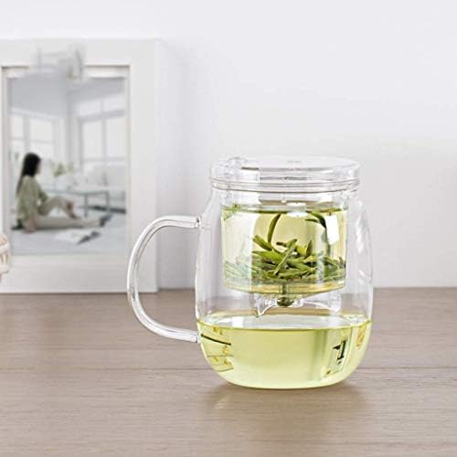 Japanese Cast Iron Tetsubin Teapot Glass Teapot 600ml with Heat Resistant Stainless Steel Infuser - Image 6