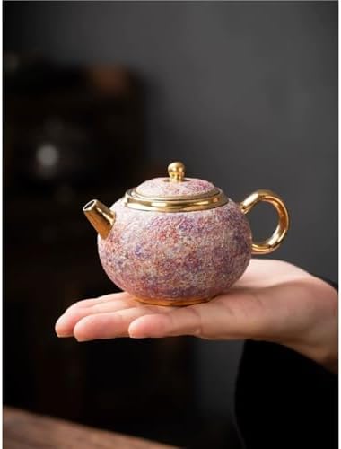 Tea Kettle Home Handmade Ceramic Tea Set Suitable For Women Pink Teapot Gift Ceramic Tea Infuser - Image 5