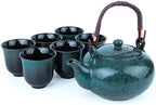 Japanese Tea Set, Japanese Style Porcelain Tea Sets for Adult by PUNNIO