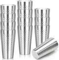 Metal Cup, 19 oz Insulated Tumbler, 12 Pack Double Wall Unbreakable Stackable Water Tumblers Premium Insulated Stainless Steel Cups Drinking Glasses for Home Travel Camping Outdoor by Offiper