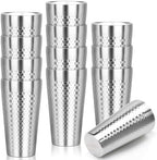 Metal Cup, 19 oz Insulated Tumbler, 12 Pack Double Wall Unbreakable Stackable Water Tumblers Premium Insulated Stainless Steel Cups Drinking Glasses for Home Travel Camping Outdoor by Offiper