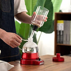 JITEM Cafetera Syphon Vacuum Coffee Maker Glass Electric Siphon Pot Knob Operation 360° Base Keep Warm 500W 400ML Manual Preparation Mode for Coffee or Tea - Image 6