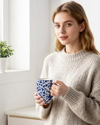 vancasso SELENE Porcelain Tea Mug, 18 oz Porcelain Tea Cup with Infuser and Lid Steeps Loose Leaf Tea, Microwave & Dishwasher Safe, Blossom Cluster - Image 6