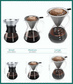 Coffee Gator Pour Over Coffee Maker 27oz 800ml Gooseneck Kettle 40oz Stainless Steel - Image 6