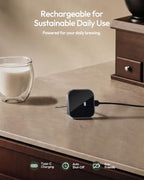 Maestri House Rechargeable Coffee Thermometer with 3-Color Temp Indicator - Image 5