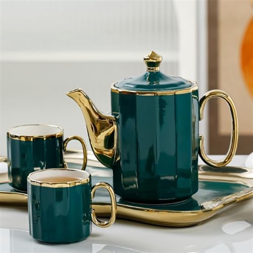 Water Pitcher Ceramic Water Set Cup Set for Home Living Room teapot Tea Cup Gift Box Tea Set for Any Occasion Water Jug - Image 3