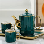 Water Pitcher Ceramic Water Set Cup Set for Home Living Room teapot Tea Cup Gift Box Tea Set for Any Occasion Water Jug - Image 3