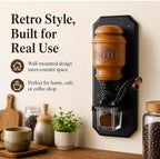 Wall Mounted Manual Coffee Grinder, Adjustable Coarseness - Image 4
