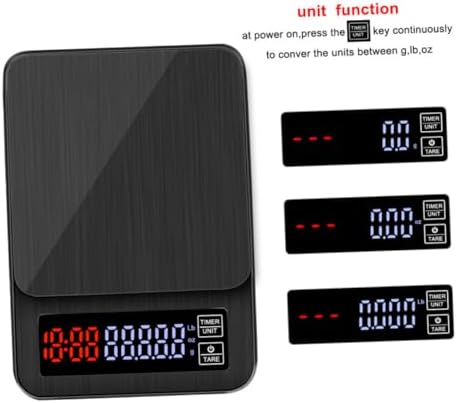 PRETYZOOM Precision Sensors Digital Kitchen Scale Electronic Scale with Timer Cooking for 5kg - Image 4