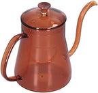 POCREATION High Borosilicate Glass Coffee Kettle, 600ml (Coffee) - Image 3