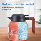Vintage Floral Teapot with Built-in Infuser, Stainless Steel Thermal Carafe - Image 3
