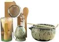 6PCS Matcha Tea Set Ceramic Bowl Whisk Scoop Teaspoon Sifter(6PCS-B03) by Unknown
