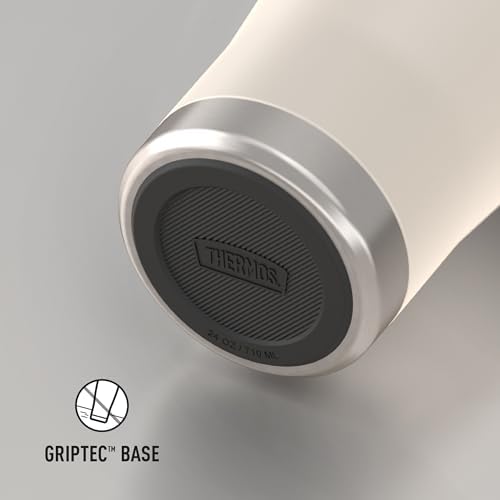 THERMOS Icon Series 24oz Stainless Steel Tumbler with Slide Lock Lid, Leakproof, Fits Cupholder, Dishwasher Safe, Griptec™ Non‑Slip Base, Keeps Drinks Hot 6 Hrs/Cold 22 Hrs, Sandstone - Image 6