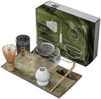 7PCS Matcha Whisk Set with Bowl Sifter Holder Spoon, Complete Matcha Tea Kit for Tea Lovers by Wedhapy