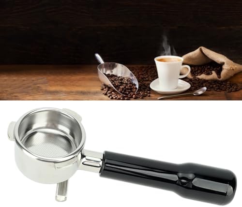 Bottomless Portafilter 54mm, Compatible with 870/880 Series Espresso Machines, Stainless Steel Accessory (Black) - Image 6