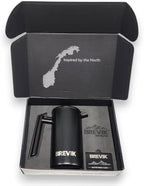 Brevik Insulated French Press Coffee Maker – 34 oz Double-Wall Stainless Steel Coffee Press, 1000ml, Matte Black, Gift-Ready Packaging - Image 2