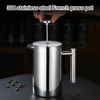 Stainless Steel French Press Coffee Maker 12/27/34oz Double Wall Portable - Image 3