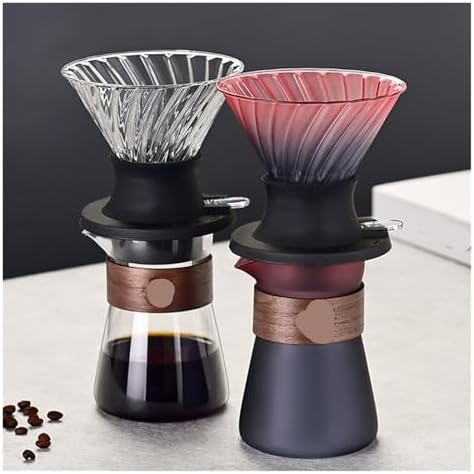 Pour Over DripperMaker Glass Coffee Filters V02 Set,Immersion Coffee Dripper Switch(A2) - Image 4