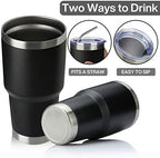 MEWAY 30oz Insulated Tumbler With Lids and Straws,Stainless Steel Double Vacuum Coffee Tumbler Cup, Brush, Durable Powder Coated Coffee Cup for Cold & Hot Drinks, Office, Travel(mixture,12 PACK) - Image 3