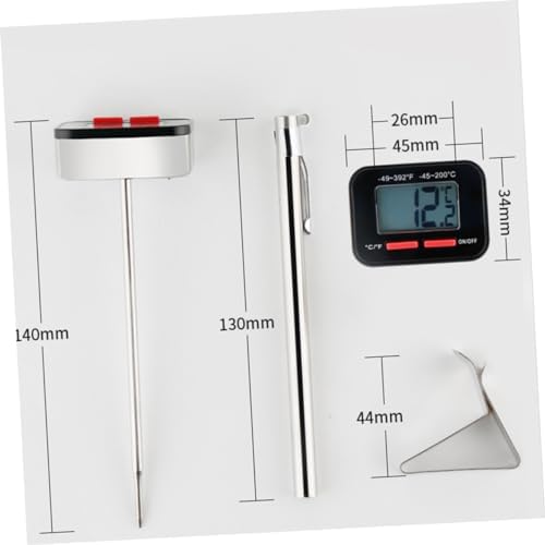 Digital Thermometer Milk Tea Thermometer Pocket Easy Temperature Readings for Home Cafe - Image 6