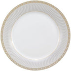 Lorren Home Trends 57-Piece Porcelain Dinnerware Set, Alina-GD, Service for 8 - Image 2