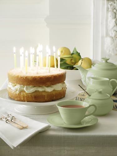 Portmeirion Sophie Conran Celadon Teacup and Saucer, Set of 4 - Image 2
