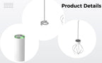 Rechargeable Milk Frother with Stand, 1500 mAh Battery, 6500 RPM Electric Drink Mixer, Stainless Steel Whisks, Type-C Charge, 400 Second Runtime, Handheld Frother for Latte, Coffee, Cappuccino - Image 5