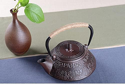 Cast Iron Tea Pot Set Japanese teapot tetsubin Kettle Drink Kungfu Tools Stainless Steel Sieve Tea Kettle 900ml-As Shown (Stainless Steel) - Image 7