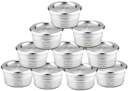 Capsule Reusable in Coffee Filters Stainless Steel Reutilizavel Coffee Capsule(10pc) by Unknown