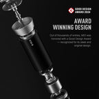 TIMEMORE M01 Manual Coffee Grinder with External Adjustment and Stainless Steel Patented Burr, Hand Coffee Grinder High Presicion Premium Expresso Coffee Grinder, Silver - Image 4