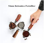 54mm Bottomless Portafilter With Double Filter Basket,Compatible For Breville,820/840 / 875 879,Compatible For Solis,1170 1019 Espresso Coffee Machine(SET N) - Image 3