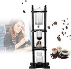 Coffee Maker Cold Brew Machine,2L Large Capacity Glass Slow Drip Technology Ice Drip Coffee Pot with Adjustable Valve,Manual Glass Dutch Coffee Dripper Ice Drip Coffee Tower for Cafes, Bars, Clubs by WBGANG