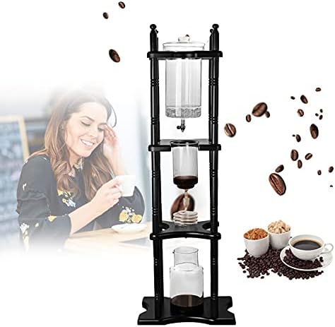 Cold Brew Coffee Tower, 67.63 Oz Ice Cold Brew Dripper Adjustable Drip Cold Brew Coffee Maker about 25 Cups for Bars, Clubs, Parties 28 x 24.5 x 115 Cm/ 11.02 x 9.65 x 45.28 Inch by Unknown