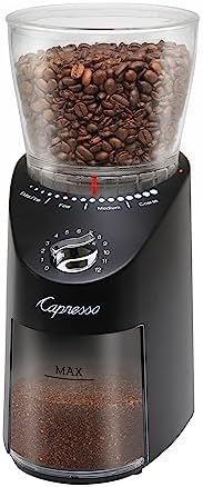 Capresso Infinity Plus Conical Burr Grinder, Black by Capresso