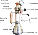 Outdoor Milk Frother and Steamer, Steam Boiling Water Frothing Machine, with Pressure Gauge-Max-9 Bar, 350 Ml Kettle, Open Flame/Induction Hob Heating - Image 4