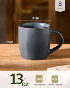 famiware Mercury Coffee Mugs 13 oz, Coffee Mugs Set of 8 with Handle - Image 5