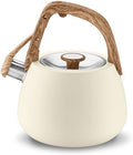 Cuisinart® Sweet Retreat 2 Qt. Tea Kettle - Matte Cream (Wood Finish Handle) by Cuisinart
