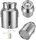 1-26 Gallon Stainless Steel Drink Dispenser Jug Milk Bucket with Faucet by Unknown